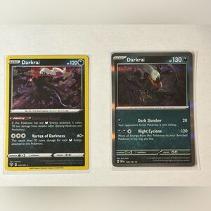 Pokémon TCG - Darkrai 105/189 & 136/197